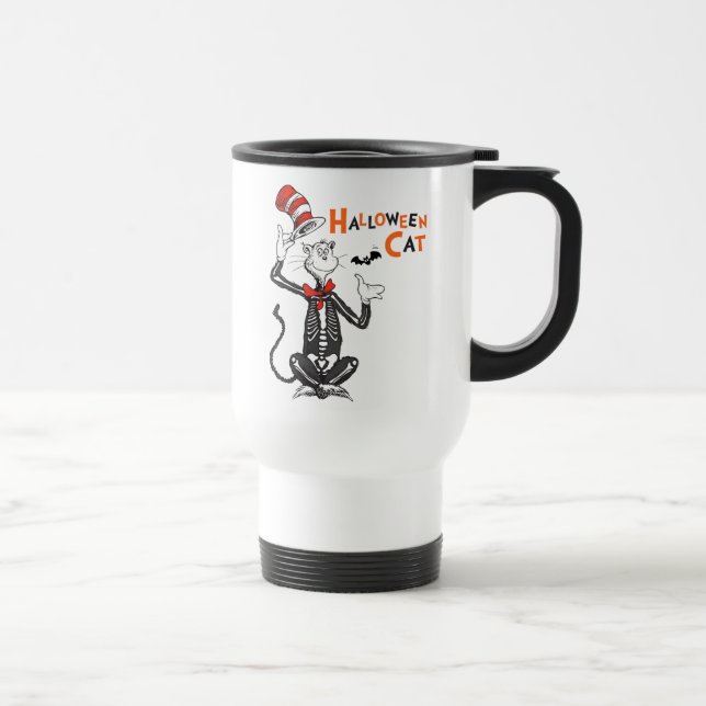 Mug De Voyage Dr. Seuss | Chat Chapeauté Halloween (Droite)