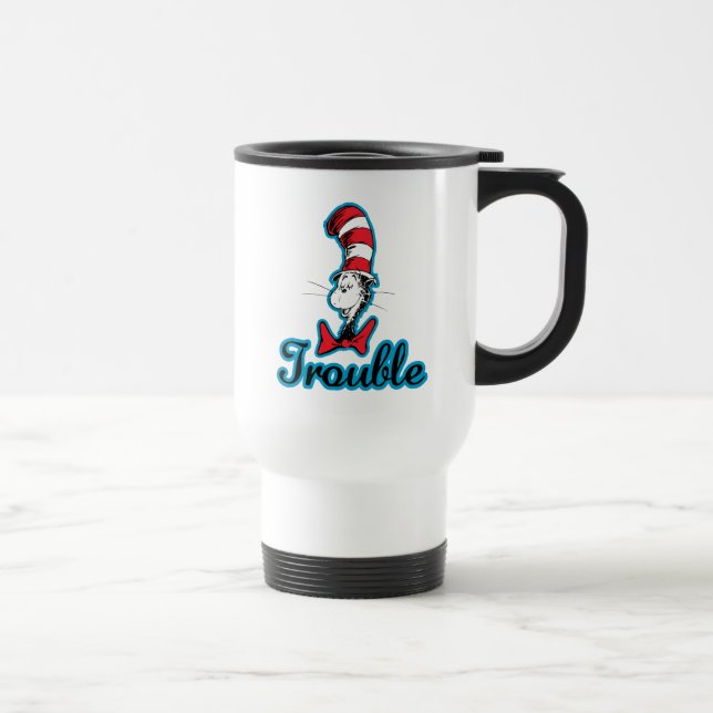 Mug De Voyage Dr Seuss | Chat dans le problème du Casquette (Droite)
