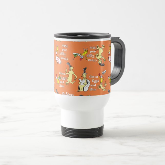 Mug De Voyage Dr. Seuss Les Œufs verts au jambon Motif de person (Devant droit)