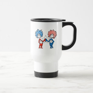 Mug De Voyage Dr Seuss   Une chose Deux graphiques patriotiques
