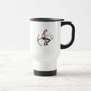 Mug De Voyage Dr. Seuss Valentine   Le Chat dans le Cupid Casque