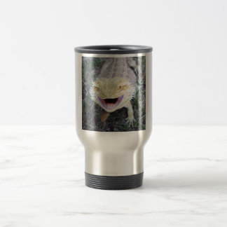 Mug De Voyage Dragon barbu heureux superbe
