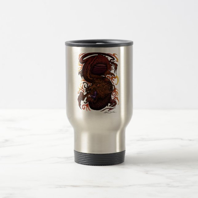 Mug De Voyage Dragon (conception de signature) (Centre)