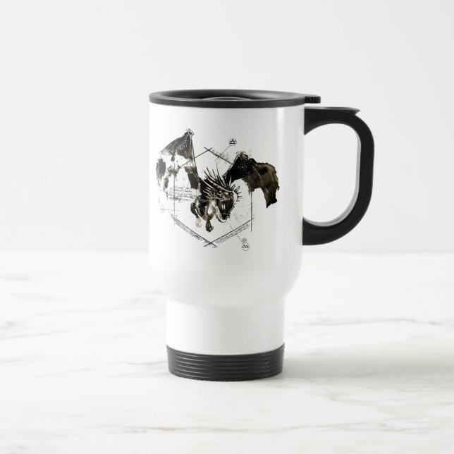 Mug De Voyage Dragon de queue hongroise (Droite)