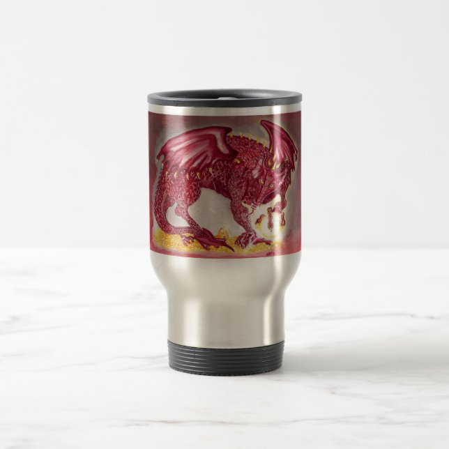 Mug De Voyage Dragon rouge (Centre)