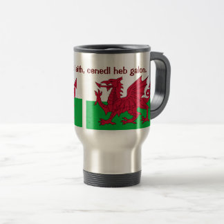 Mug De Voyage Dragon rouge patriotique du Pays de Galles Voyage