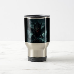 Mug De Voyage Dragon sombre et médiéval