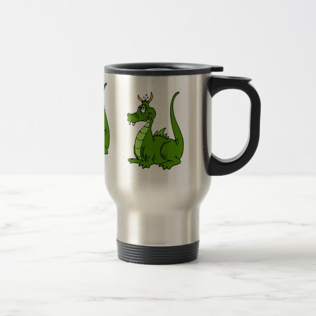 Mug De Voyage Dragon vert maladroit (Droit)