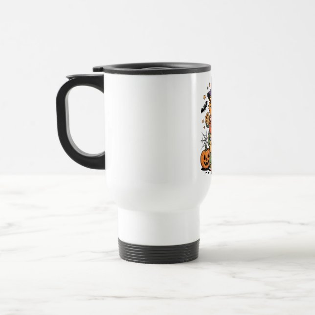 Mug De Voyage Dragons empilés Halloween Conception (Gauche)