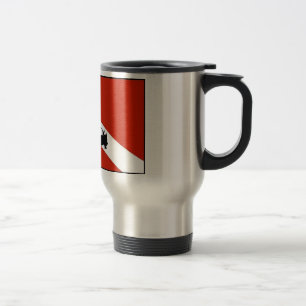 Mug De Voyage Drapeau 2 de plongeur