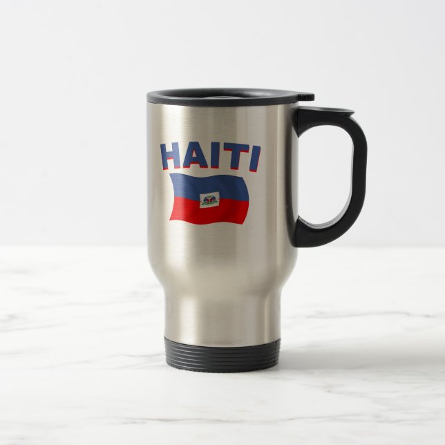 Mug De Voyage Drapeau 2 du Haïti (Droit)