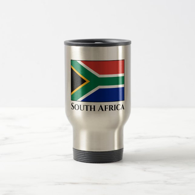 Mug De Voyage Drapeau Afrique du Sud (Centre)