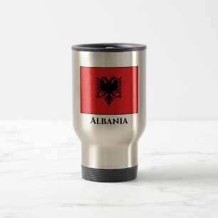 Mug De Voyage Drapeau albanais