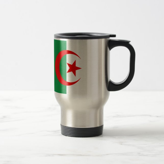Mug De Voyage drapeau algérien (Droit)