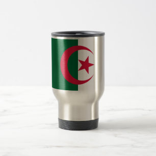 Mug De Voyage Drapeau algérien patriotique