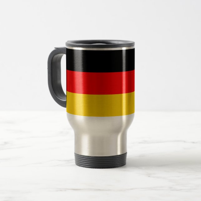 Mug De Voyage Drapeau allemand (Devant gauche)