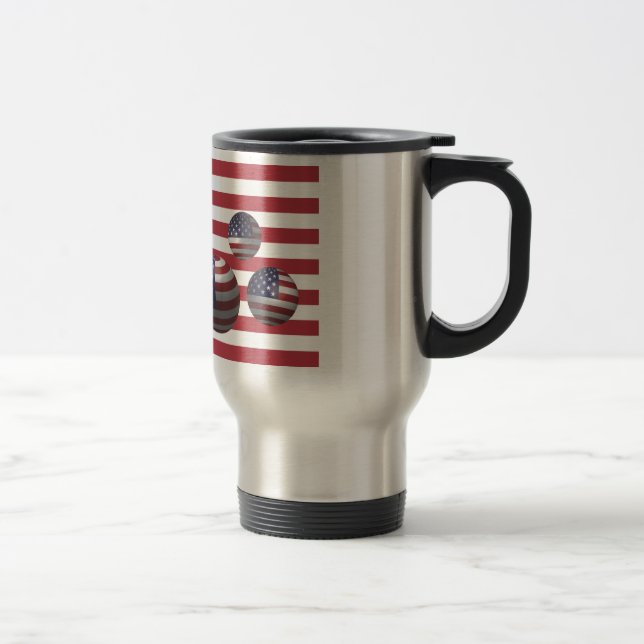 Mug De Voyage drapeau américain (Droit)