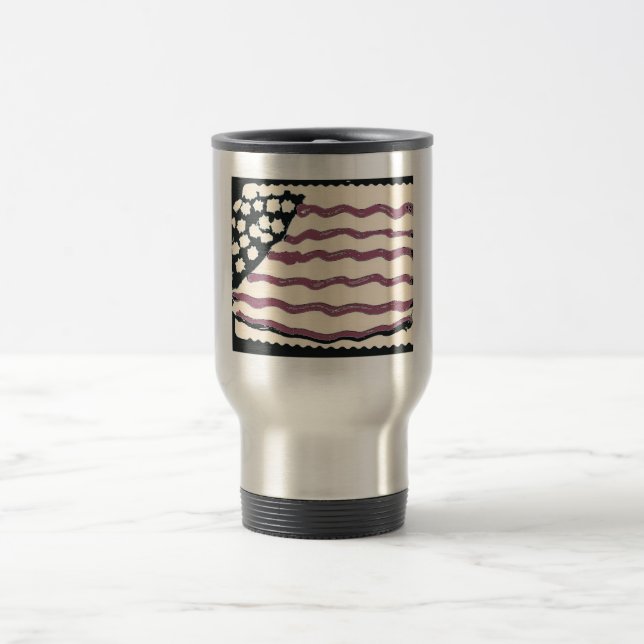 Mug De Voyage Drapeau américain (Centre)
