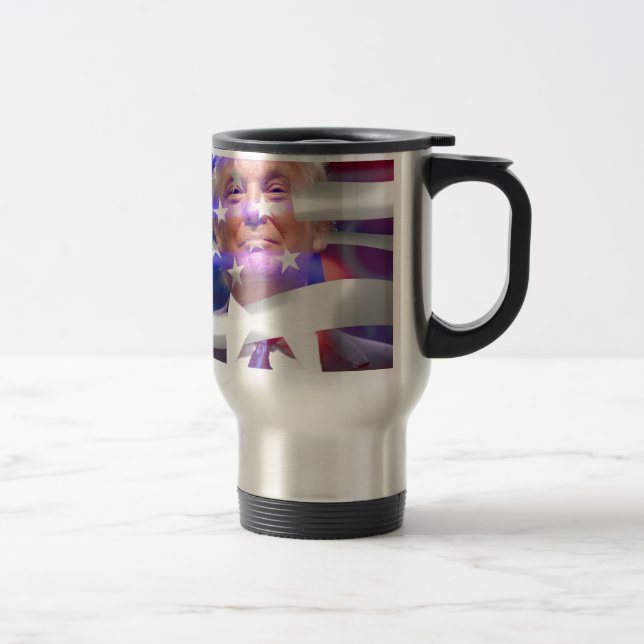 Mug De Voyage drapeau américain donald trump (Droit)