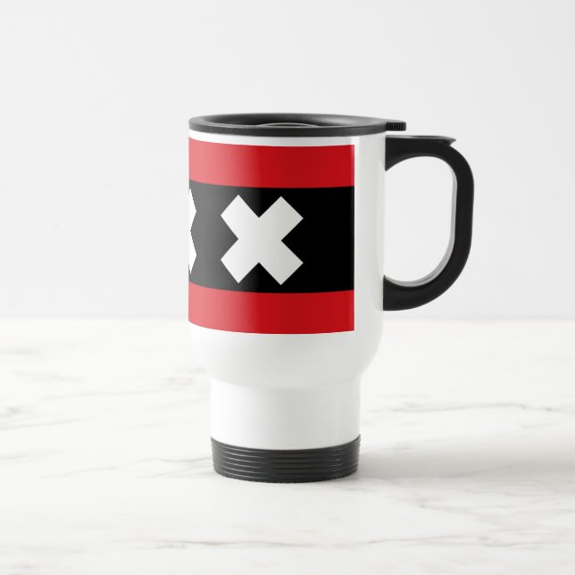 Mug De Voyage Drapeau Amsterdam (Droite)