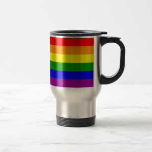 Mug De Voyage Drapeau arc-en-ciel enveloppant Gay Pride