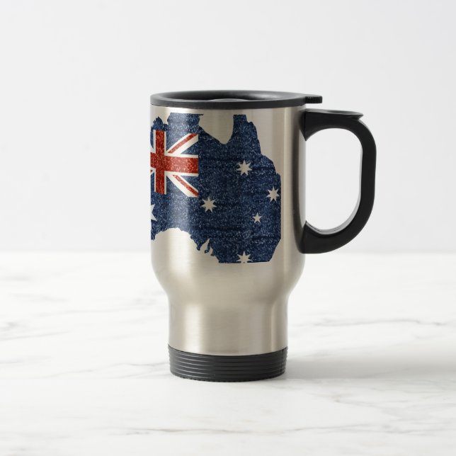 Mug De Voyage drapeau australien (Droit)