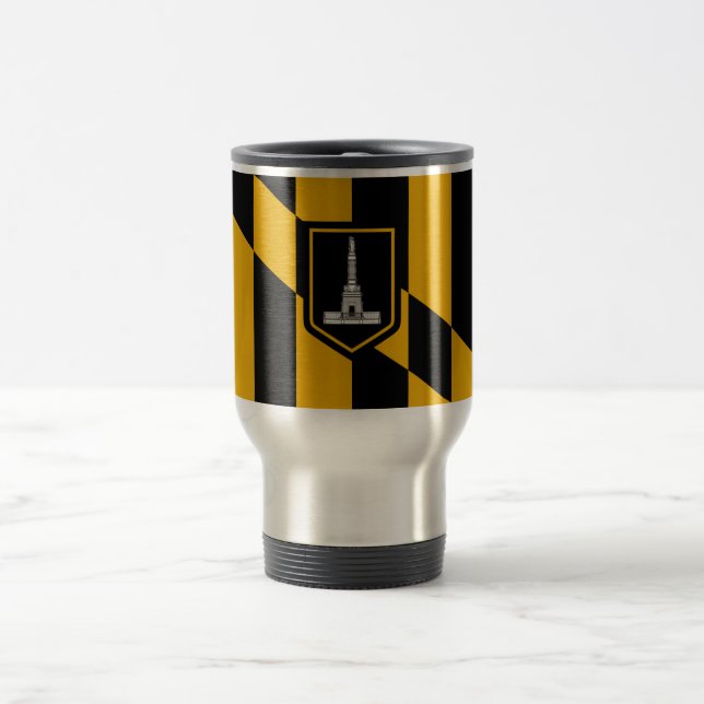 Mug De Voyage Drapeau Baltimore (Centre)