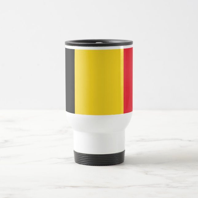 Mug De Voyage Drapeau belge patriotique (Centre)