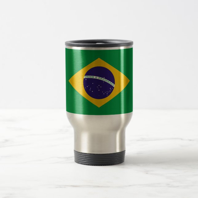 Mug De Voyage Drapeau brésilien (Centre)