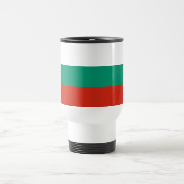 Mug De Voyage Drapeau Bulgare Patriotique (Centre)