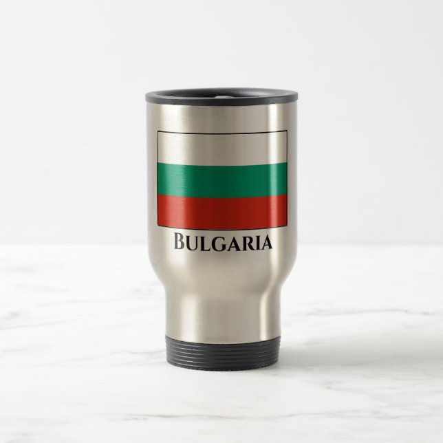 Mug De Voyage Drapeau Bulgarie (Centre)