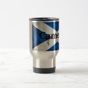 Mug De Voyage drapeau cameron grunge