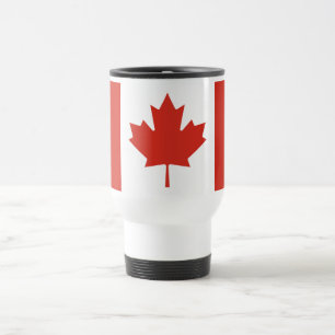 Mug De Voyage Drapeau canadien patriotique