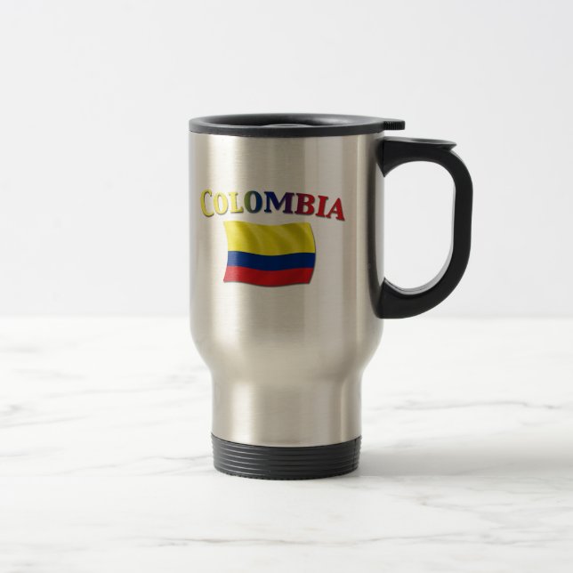 Mug De Voyage Drapeau colombien 2 (Droit)