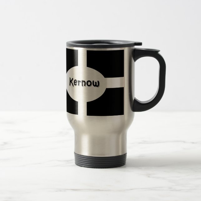 Mug De Voyage Drapeau cornouaillais de Kernow (Droit)