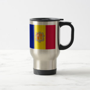 Mug De Voyage drapeau d'Andorre