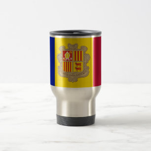 Mug De Voyage Drapeau d'Andorre Voyage / Mug Commuter