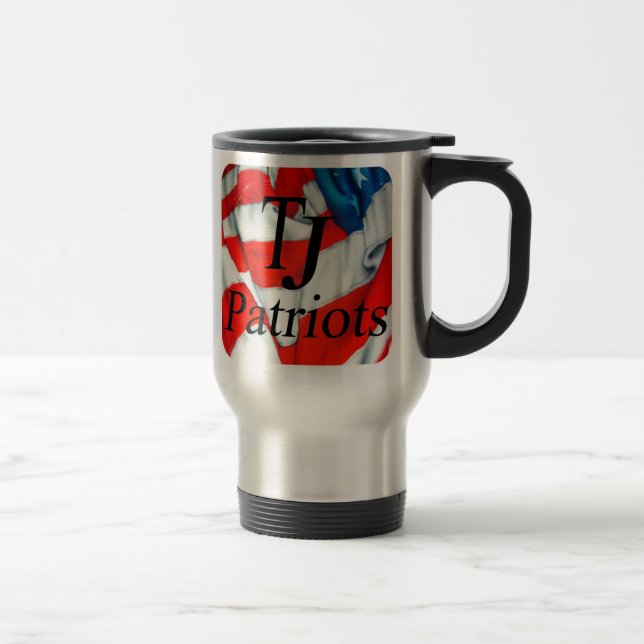 Mug De Voyage Drapeau de bande de TJ (Droit)