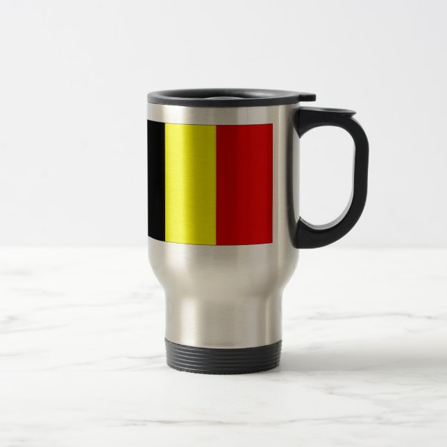 Mug De Voyage Drapeau de Belgique (Droit)