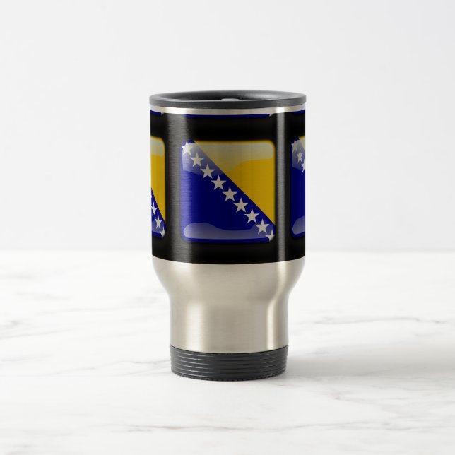 Mug De Voyage Drapeau de Bosnie-Herzégovine (Centre)