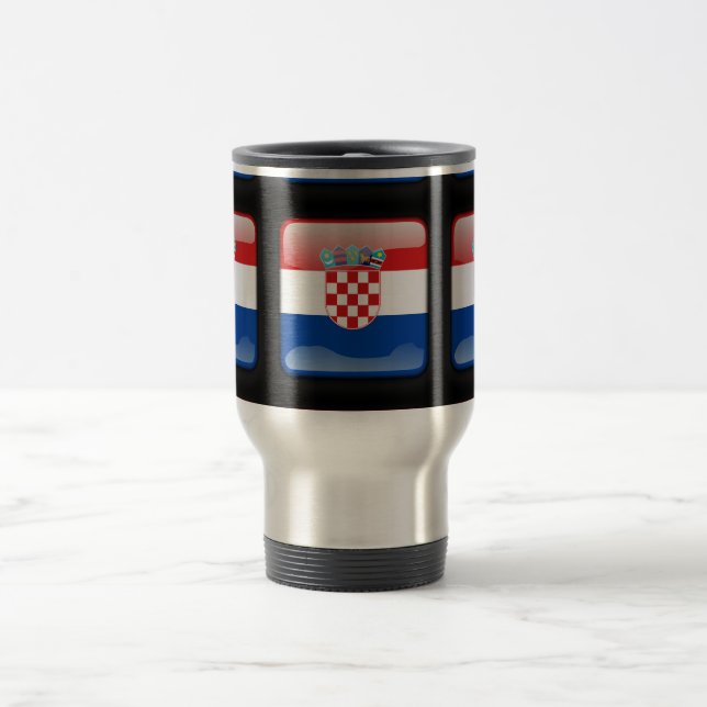 Mug De Voyage Drapeau de Croatie (Centre)