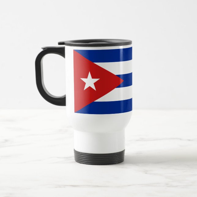 Mug De Voyage Drapeau de Cuba (Gauche)