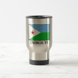 Mug De Voyage Drapeau de Djibouti