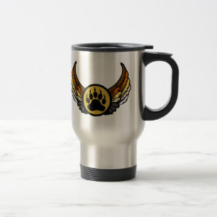 Mug De Voyage Drapeau de fierté de Gay Bear Angel Wing Bear Paw
