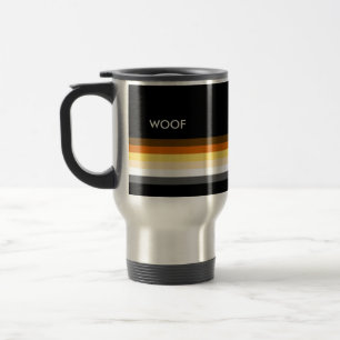Mug De Voyage Drapeau de fierté gay bear masculin et élégant woo
