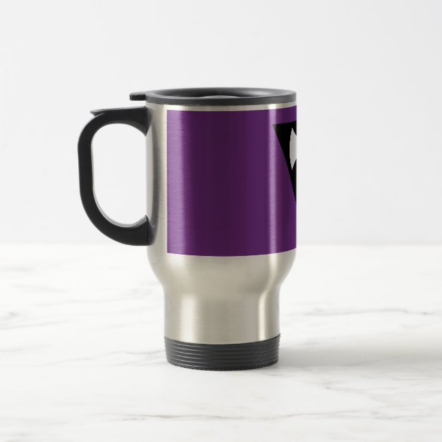 Mug De Voyage Drapeau de fierté lesbienne SlipperyJoe puissant s (Gauche)