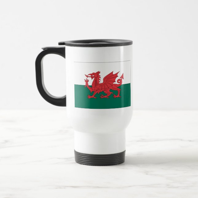 Mug De Voyage Drapeau de Gallois (Gauche)