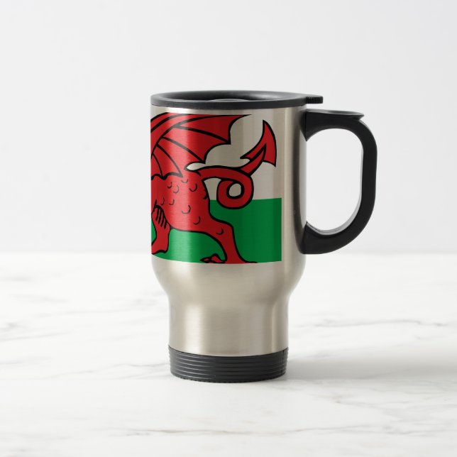 Mug De Voyage Drapeau de Gallois (Droit)
