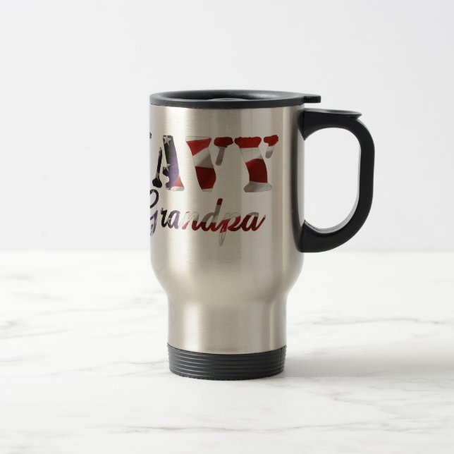 Mug De Voyage Drapeau de grand-papa de marine (Droit)