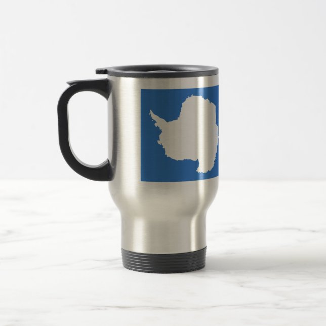 Mug De Voyage Drapeau de haute qualité de l'Antarctique (Gauche)